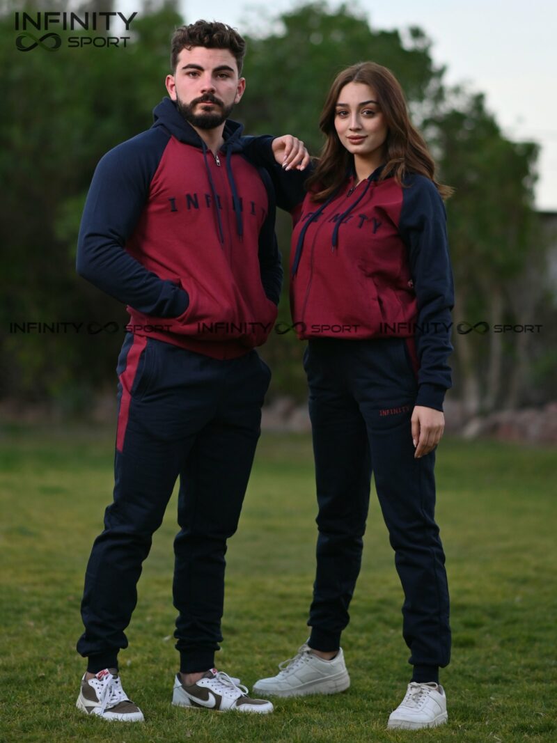 Ensemble jogging INFINITY Bordeaux couple